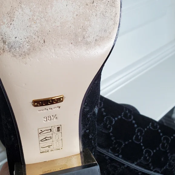 AUTHENTIC GUCCI SUEDE SIGNATURE BOOTS - Picture 13 of 13